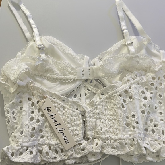 For Love and Lemond White Top - Picture 3 of 3